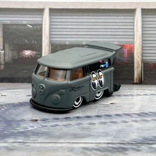 Hot Wheels Volkswagen Kool Kombi Mooneyes Grey 2023 1:64 Diecast Van [13h]