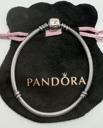 Genuine pandora oxidised snake - oxidised,