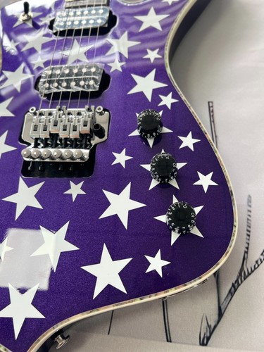 Ice man purple star pattern - star,
