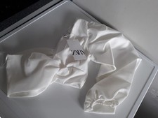 Zara white one shoulder