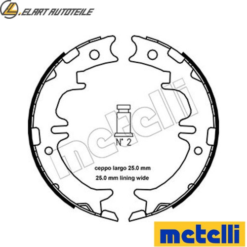 Brake shoe set parking - parking,