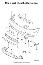 Jaguar Genuine Cover Lid Casing Shell Car Spare Part Fits X-Type C2S47381XXX
