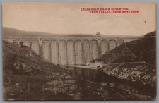 Craig Goch Dam & Reservoir Rhayader Powys Wales Postcard