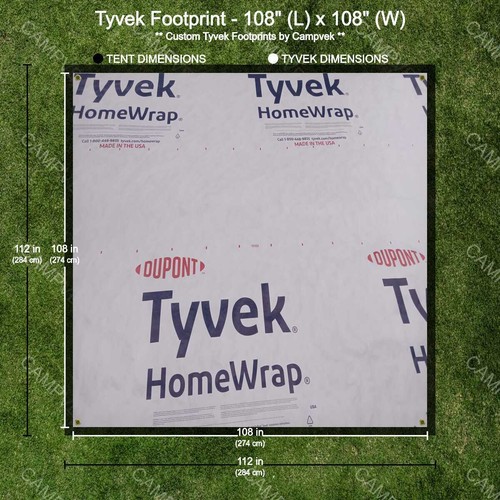 Tyvek footprint - x, 9'