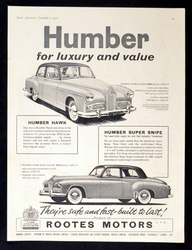 Humber super snipe - humber,