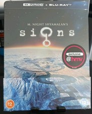 🎬Signs 4K Steelbook Limited Edition (hmv Exclusive),New&Sealed,Freepost📬