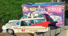 Vintage The real Ghostbusters ECTO 1A car and Original box Ghostbusters II