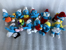 Calendar Smurfs Full Set 12 Mcdonalds Happy Meal Toys / Figures 2000...