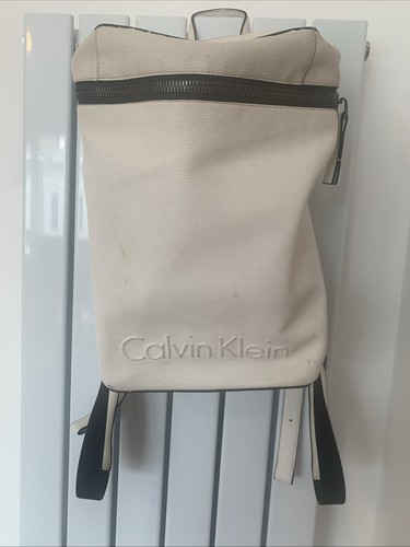 Calvin klein backpack white - calvin,