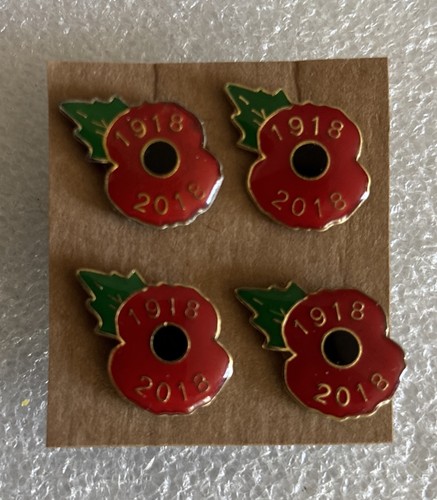 1918 2018 poppy - 4, x