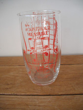 Vintage Household Measure Glass Kitchen Liquid & Dry Measuring Glass Kitchenalia