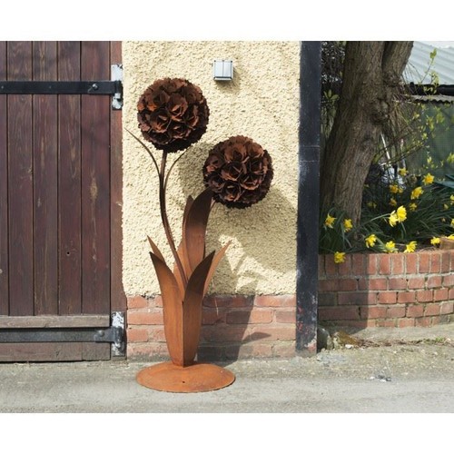 Large dual flower rustic - large,