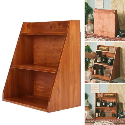 Tier wooden display - wooden, shelf