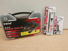 TREND PH/JIG/BK  3 IN 1 POCKET HOLE JIG + EXTRA SCREWDRIVER BITS