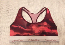 Bralette Calvin Klein sport bra size M/S pink-purple camo