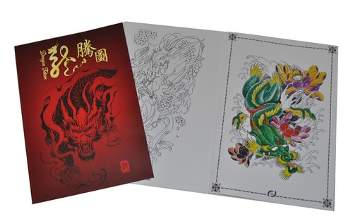Dragon totem tattoo - flash, book