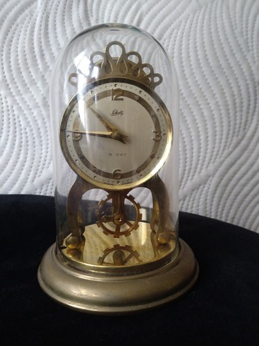 Vintage german mantel brass - vintage,