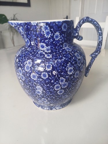 Blue calico large - blue,