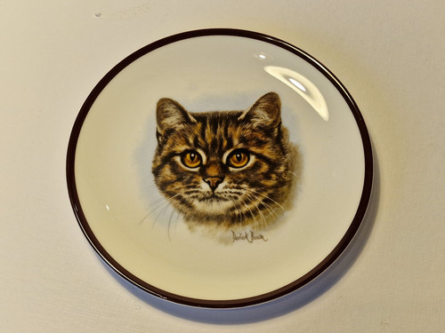 Vintage coalport brown tabby - vintage,