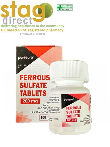 Ferrous sulphate 200mg - sulphate,