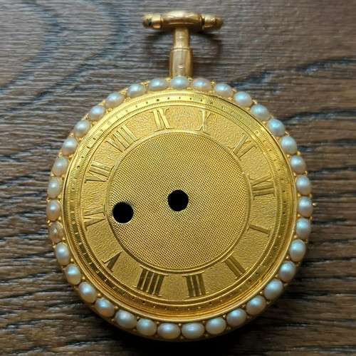 18k solid gold verge pocket - gold,