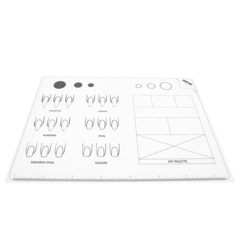 Silicone mat for nails mini - silicone,