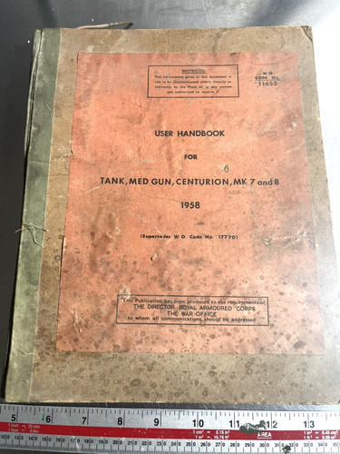 User handbook for tank - user, tank,
