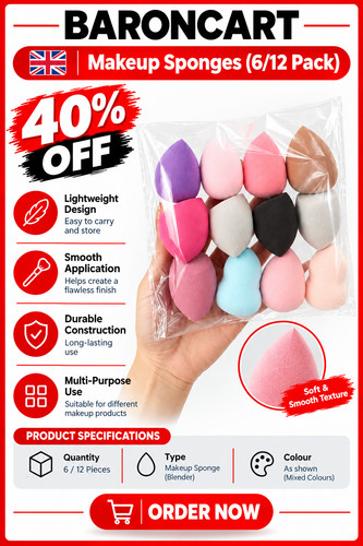 Beauty makeup sponges - 6/12,