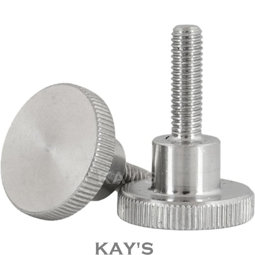 Knurled thumb screws with - thumb,