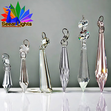 Chandelier Sun CatcherIcicle Beads Parts Drops Glass Crystals Wedding Decoration