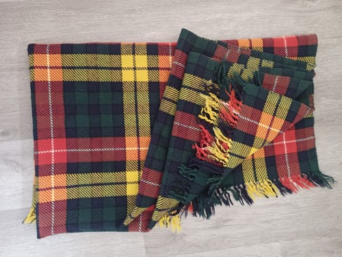 Vintage check plaid tartan