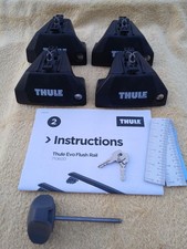 Thule 7106 FootPack with 2 keys, Torque tool, Instructions & tape. Flush Rails