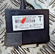 GENUINE 2009-17 TOYOTA VERSO RHD TRANSPONDER KEY COMPUTER ASSY 89780-0F030