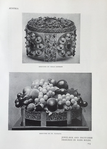 Art nouveau jewel - box, by