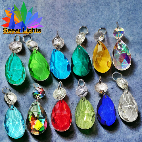 Oval chandelier crystals - 1-12,