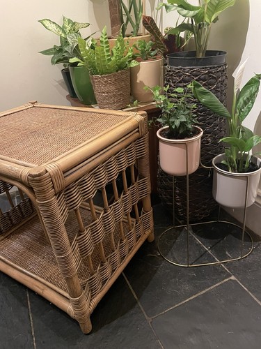 Vintage boho bamboo wicker - boho,