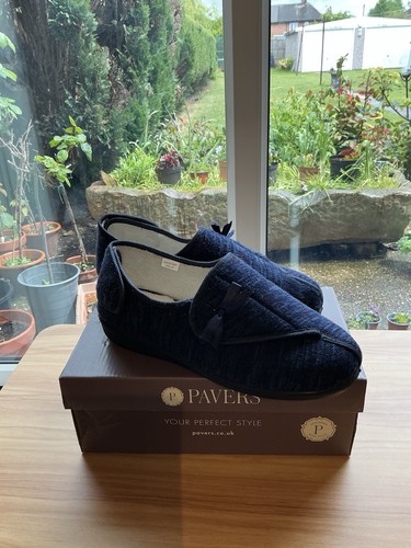 Ladies pavers slippers blue - ladies,