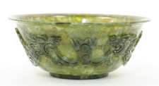 Chinese Spinach Jade Carved