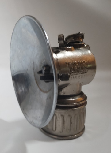 Antique justrite carbide miner - antique,