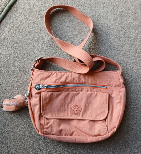 Kipling peach black small - kipling,