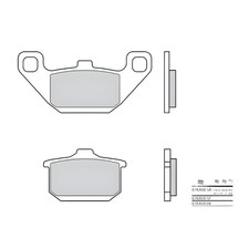 Brake pads Brembo 07KA08SA