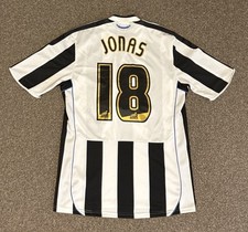Newcastle United 2009/10 Home Shirt, Small, JONAS #18, Excellent Condition