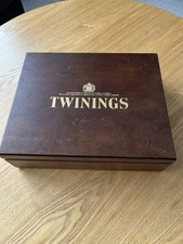 Twinings wooden tea box 12 sections