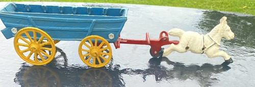Vintage cast iron toy - cast, parts