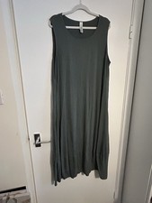 Marla Wynne’s Green Maxi Sleeveless Dress - Size XL