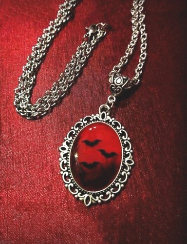Gothic vintage red crystal - gothic,