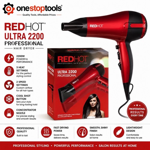 2200w red hot professional - 2200w,