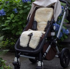 Bowron Premium Shortwool Lambskin Stroller Fleece Liner – Luxurious Natural