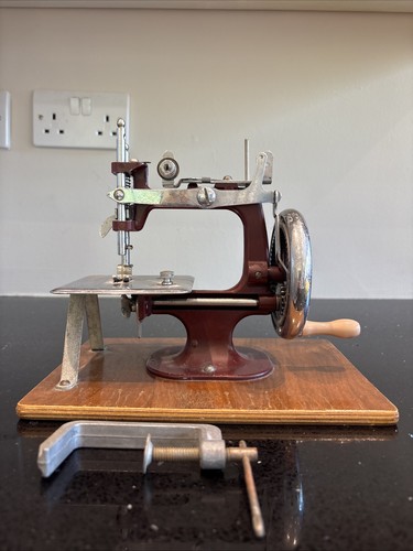 Vintage miniature hand - miniature, crank