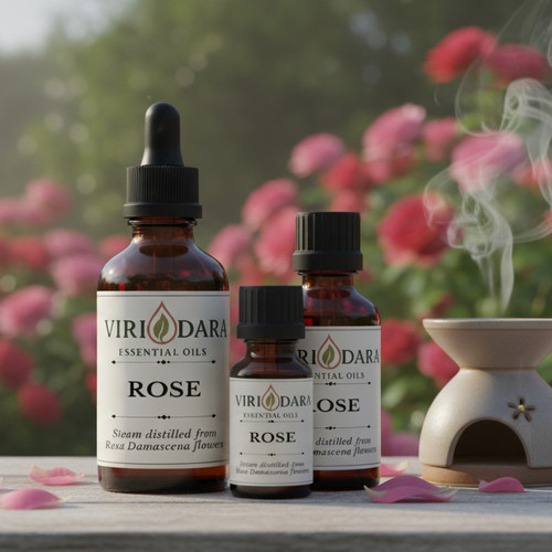 Organic rose essential oil - organic,